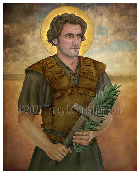 saint with brown dress St. Francis of Assisi