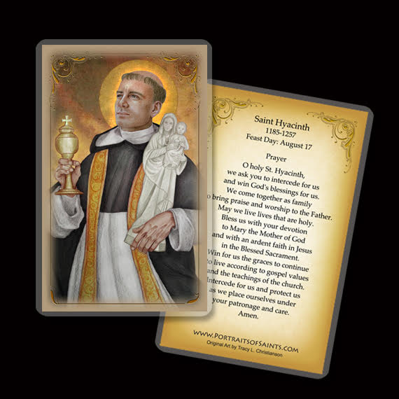 St. Hyacinth Holy Card - Portraits of Saints