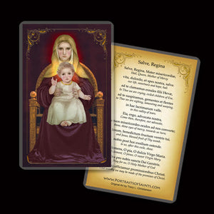 Madonna & Child (Q) Holy Card