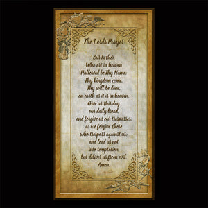 The Our Father (The Lords Prayer)  Inspirational Plaque