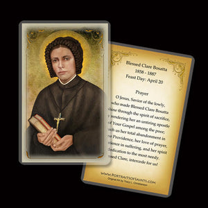 Bl. Clare Bosatta Holy Card