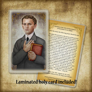 Bl. Ivan Merz Pendant & Holy Card Gift Set