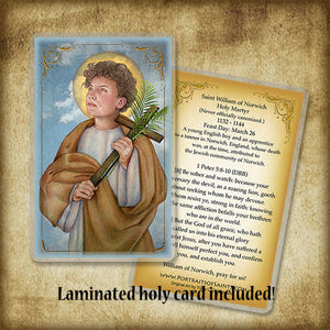 St. William of Norwich Holy Card