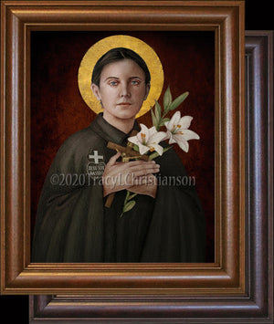 St. Gemma Galgani (B) Framed