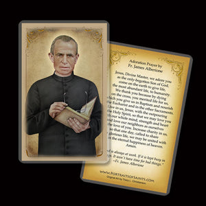 Bl. James Alberione Holy Card