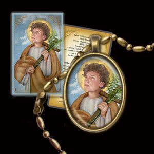 St. William of Norwich Pendant & Holy Card Gift Set