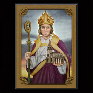 St. Ansgar Plaque & Holy Card Gift Set