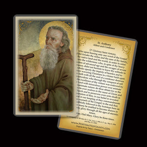 St. Anthony the Abbot Holy Card
