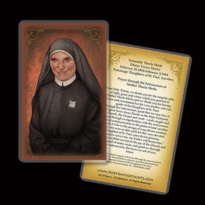Mother Thecla Merlo Holy Card