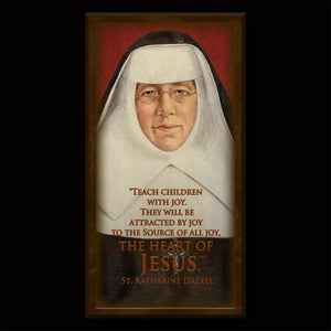 St. Katharine Drexel Inspirational Plaque