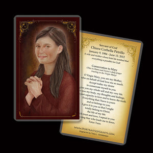 Chiara Corbella Petrillo Holy Card