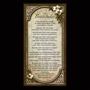 The Beatitudes Inspirational Plaque