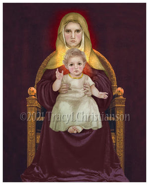 Madonna & Child (Q) Print