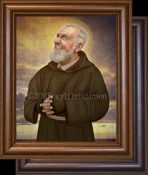 St. Padre Pio (C) Framed