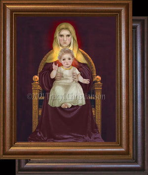 Madonna & Child (Q) Framed
