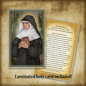 Adele Brise Plaque & Holy Card Gift Set
