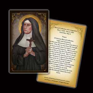 Bl. Catherine of St. Augustine Holy Card
