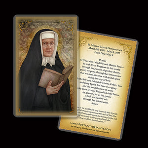 Bl. Miriam Teresa Demjanovich Holy Card