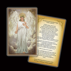 Guardian Angel Holy Card