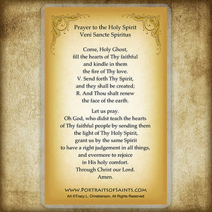 Holy Spirit Holy Card