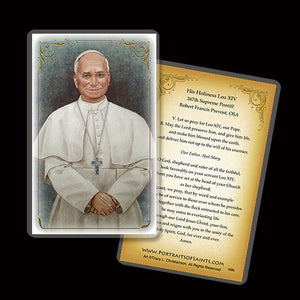 Pope Leo XIV Holy Card