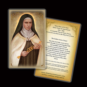 Sr. Mary of Saint Peter Holy Card