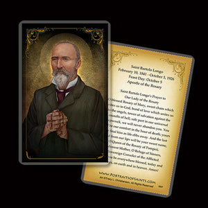 St. Bartolo Longo Holy Card