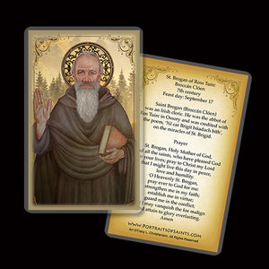 St. Brogan Holy Card