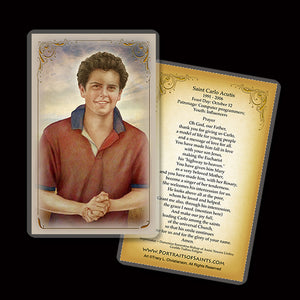 St. Carlo Acutis Holy Card