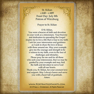 St. Kilian Holy Card