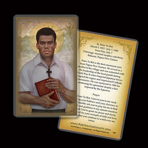 St. Peter To Rot Holy Card