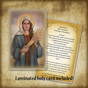 St. Ruth Pendant & Holy Card Gift Set