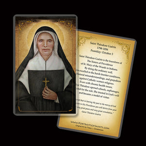 St. Theodore Guerin Holy Card
