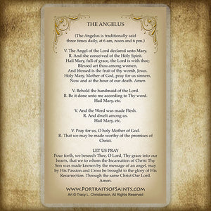 The Annunciation Holy Card