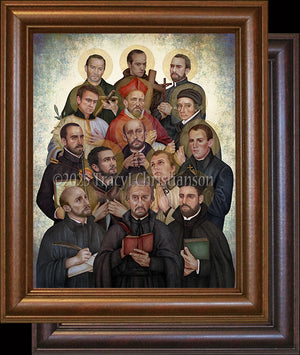 Jesuit Saints Framed Art