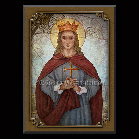 St. Agrippina of Mineo  Plaque & Holy Card Gift Set