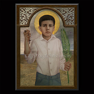 St. José Luis Sánchez del Río Plaque & Holy Card Gift Set (B)