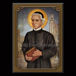 St. Luigi Scrosoppi  Plaque & Holy Card Gift Set