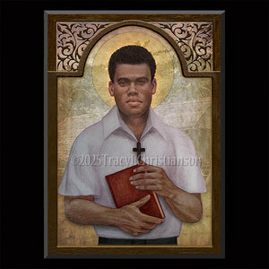 St. Peter To Rot Plaque & Holy Card Gift Set