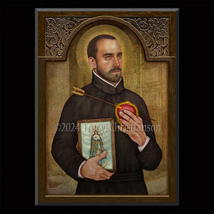 St. Roque Gonzalez Plaque & Holy Card Gift Set