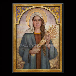 St. Ruth Plaque & Holy Card Gift Set