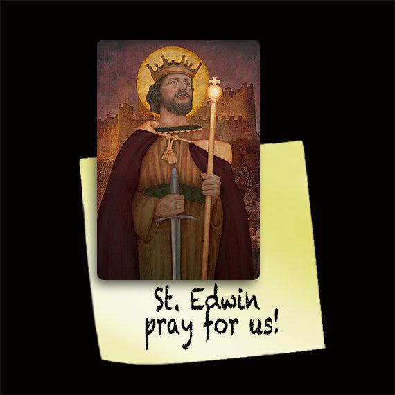 St. Edwin of Northumbria Magnet - Portraits of Saints