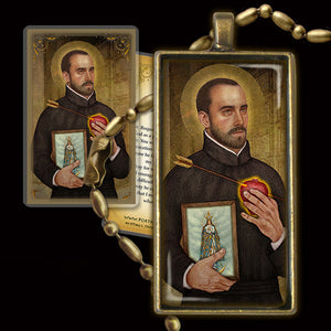 St. Roque Gonzalez Pendant & Holy Card Gift Set