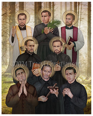 North American Martyrs Print