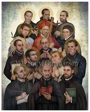 Jesuit Saints Print