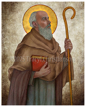 St. Adrian of Canterbury Print