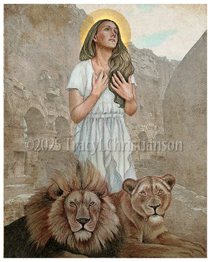 St. Blandina of Lyon Print