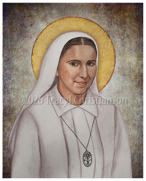 St. Carmen Elena Rendiles Martínez Hernández Print