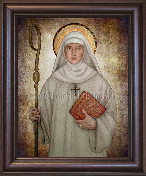 St. Adeline (Adelina) of Mortain Framed Art