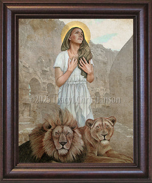 St. Blandina of Lyon Framed Art